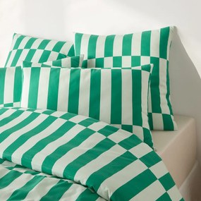 Kussensloop 50% gerecycled katoen, Tabaka groen