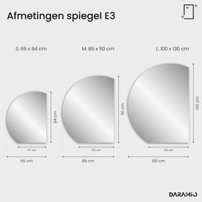 Ronde spiegel met verlichting E3
