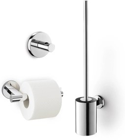 ZACK Scala toilet accessoireset 3-in-1 glans RVS