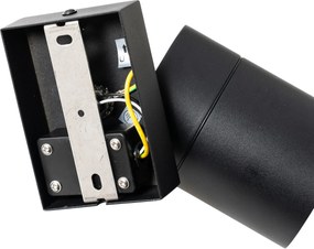 Buitenwandlamp zwart AR70 verstelbaar IP44 - Solo