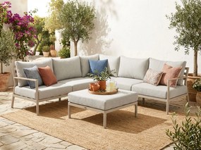 Hoek loungeset  Aluminium Grijs  Lifestyle Garden Furniture Verano