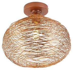 Design plafondlamp koper - Sarella Design E27 rond Binnenverlichting Lamp