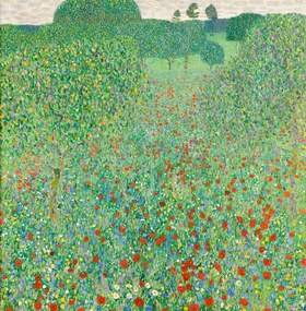 Kunstreproductie Blossoming poppies, Gustav Klimt