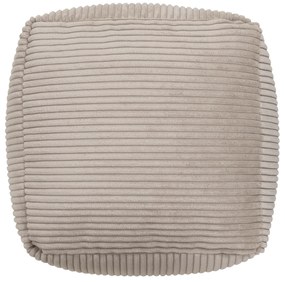 Theo Corduroy Poef - Beige