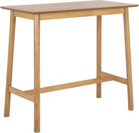 ZARION Eiken Natuur – HOGE BARTAFEL-/KEUKENTAFEL IN HOUTFINEER