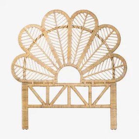 Hoofdbord Voor Bed Van 90 Cm In Rotan Caipola Bruin Natuurlijk & 90 Cm - Sklum