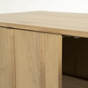 Modern Dressoir Eikenhout Naturel - 183x47x80cm.