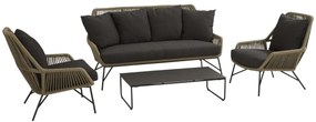 4 Seasons Outdoor Ramblas loungeset * SALE * Loungeset taupe weerbestendig