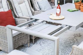 Garden Impressions Penang uitschuifbare tuintafel 180/230x100 cm - taupe