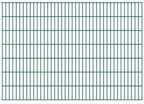 vidaXL Dubbelstaafmat 2,008x1,43 m groen