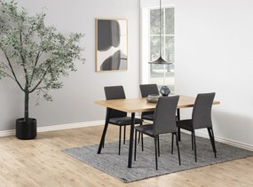 stoelen FLOP grijs (savana) - modern voor woonkamer / eetkamer / keuken / kantoor