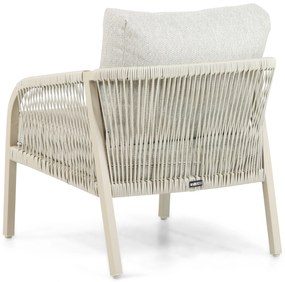 Stoel en Bank Loungeset 5 personen Aluminium/rope Taupe  Lifestyle Garden Furniture Biagio