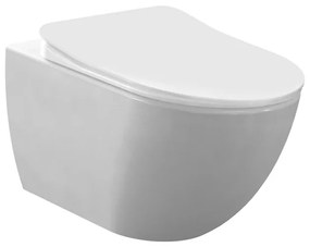 Creavit Hangend Toilet - 35.3x51cm - spoelrandloos - mat wit FE322-11MB00E-0000