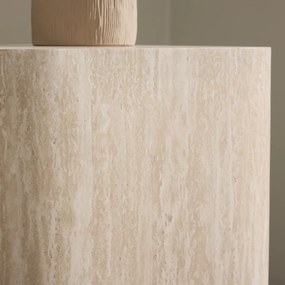 Stijlvolle Bijzettafel Beige - 40 X 40cm.