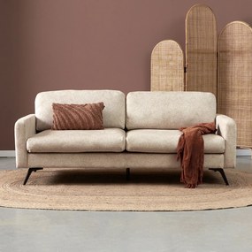 Moderne 3-zits Bank Beige Stof