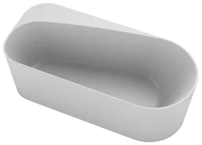 Ideavit Viva half vrijstaand bad 170x80cm acryl wit mat 290358
