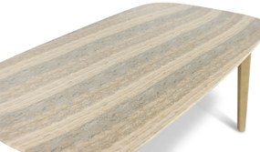 Dining Tuintafel rechthoekig 170 x 90 cm Eucalyptus hout Naturel teak Almeria