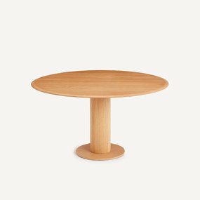 Rond eiken tafelblad, diameter 137 cm, ROUNDO
