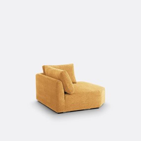 Hoekmodule rechts/links van gemêleerde chenille Monica