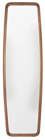 Must Living Morris Grote Ovale Spiegel Van Hout Naturel - 60x200cm