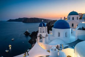 Foto Twilight over the churches, Santorini, Greece, Matteo Colombo