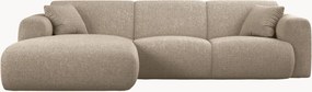 Chenille hoekbank Molino (4-zits)