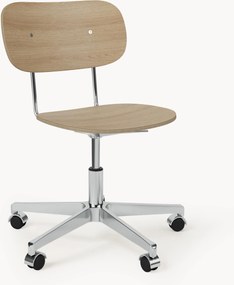 Houten bureaustoel Co, in hoogte verstelbaar