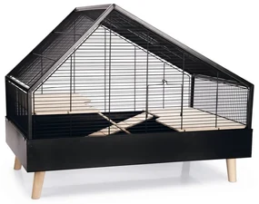Beeztees Knaagdierenkooi Ayaz 78x48x61 cm zwart