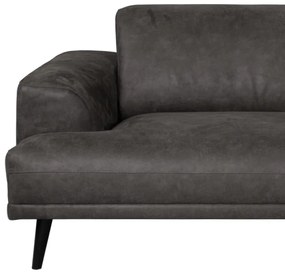 3 zitsbank - Lagos - leer Bull antraciet 67