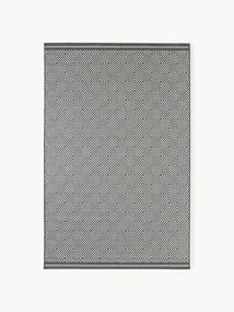 Outdoor dubbelzijdig vloerkleed Reddy met ruitjesmotief