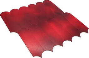 Zelfklevende Mozaïektegels Metaal | Arch Rood | 28,8×29,8 cm | Keuken, Bad &amp; WC