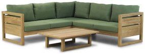 Hoek loungeset 5 personen Teak Old teak greywash  Garden Collections Richmond/Manchester