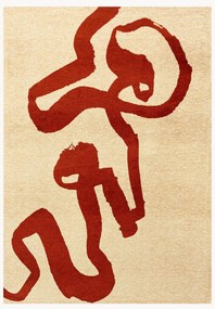 Wasbaar jacquard in- & outdoor vloerkleed Ribbon