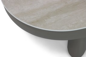 Hoek loungeset 4 personen Aluminium/Rope Taupe  Santika Furniture Santika