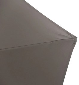 Camello Valerio Stokparasol M (excl. Voet) Aluminium Taupe