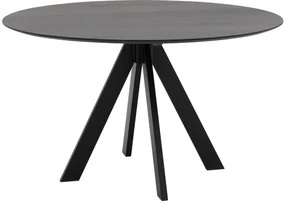 Goossens Excellent Eettafel Ferris Piramide Poot, Rond 120 x 120 cm