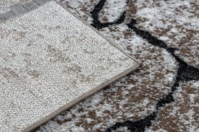 Tapijt modern COZY 8985 Brick bestrating ,  steen - Structureel,  twee poolhoogte , bruin