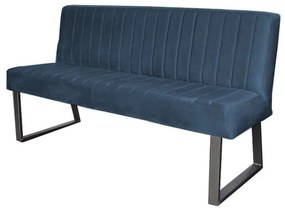 Eetkamerbank - Hengelo -  stof Element blauw 13 - 140 cm