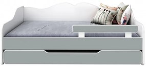 Peuter Wit grijs Eenpersoonsbed Monaco - Voor kinderen Kinderen Peuter Junior 5059914026038 Children's Beds Home, 160x80, Geen, Geen Children's Beds H