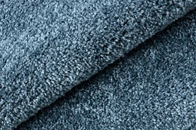 Tapijt BERBER 9000 ROND blauwrand ,  Barber , marokkaanse shaggy