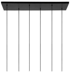 Lucide Joanet hanglamp 132cm 6x E27 zwart