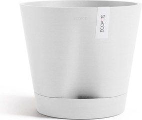 Ecopots bloempot Venice 2 30- Rond - Pure White - Diameter 30 x H27,5 cm