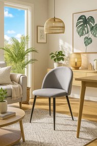 Stoel Black Vint Stof