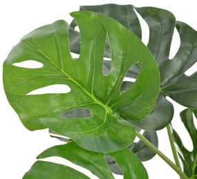 vidaXL Kunstplant met pot monstera 100 cm groen