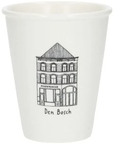 Gevel mok, Den Bosch, porselein, 200 ml