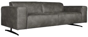 3 zitsbank - Lambada - leer Hunter grijs 104