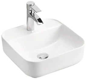 Comad Samoa badkamermeubel 60cm met witte waskom wit/eiken