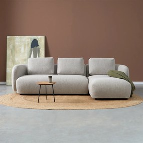 Beige Bank Met Chaise Longue Rechts