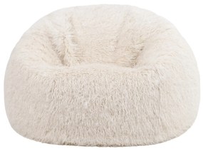 Cloudy Faux Fur Zitzak - Beige