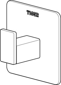 Tiger Haak Pull square rvs geborsteld